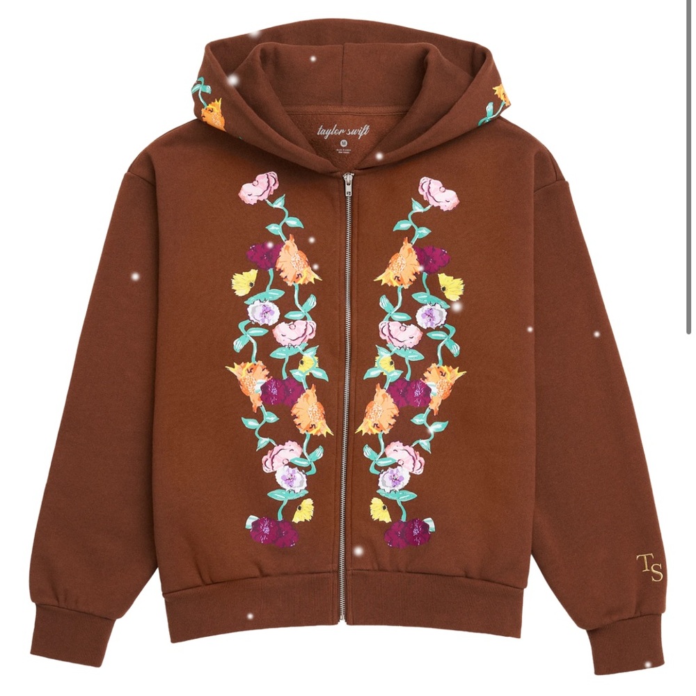 Taylor Swift Eras Tour Acoustic Piano Zip Up Hoodie Size Small New!